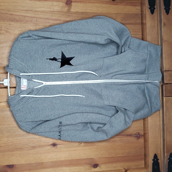Hamilton Sweaters Hamilton The Broadway Musical Embroidered Hoodie Sweatshirt Poshmark